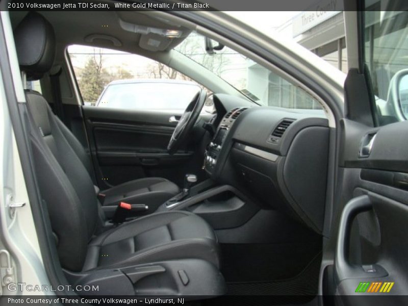 White Gold Metallic / Titan Black 2010 Volkswagen Jetta TDI Sedan