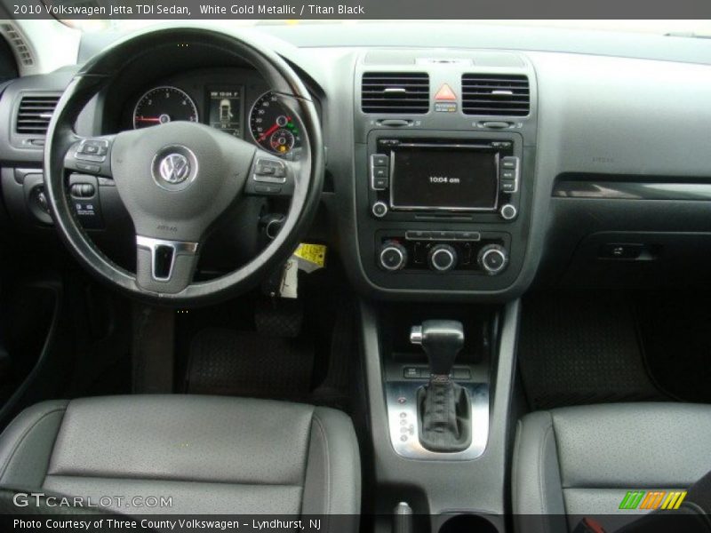 White Gold Metallic / Titan Black 2010 Volkswagen Jetta TDI Sedan