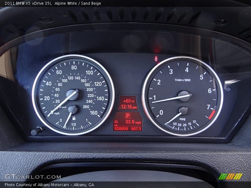 Alpine White / Sand Beige 2011 BMW X5 xDrive 35i