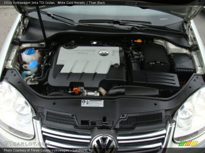 White Gold Metallic / Titan Black 2010 Volkswagen Jetta TDI Sedan