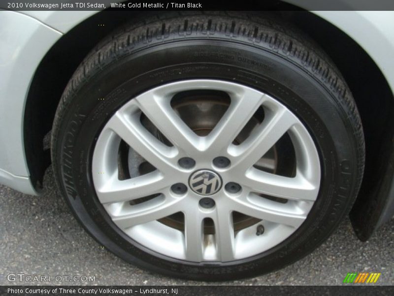 White Gold Metallic / Titan Black 2010 Volkswagen Jetta TDI Sedan