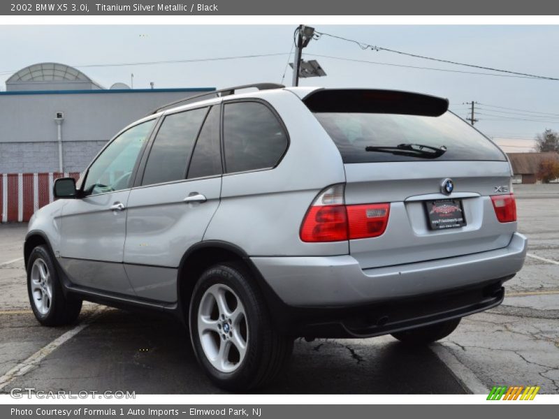 Titanium Silver Metallic / Black 2002 BMW X5 3.0i