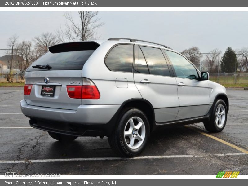 Titanium Silver Metallic / Black 2002 BMW X5 3.0i