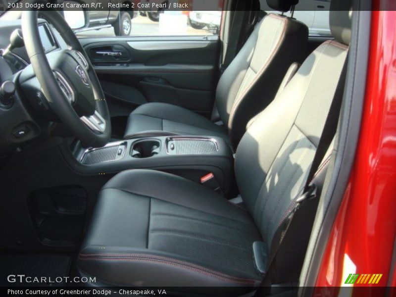  2013 Grand Caravan R/T Black Interior