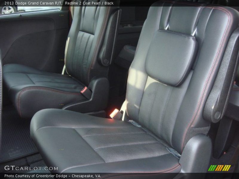 Rear Seat of 2013 Grand Caravan R/T