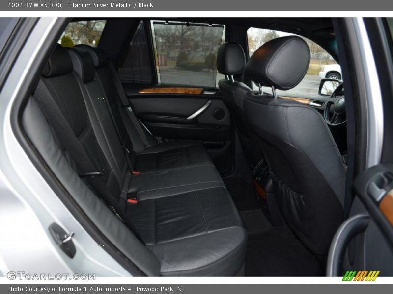 Titanium Silver Metallic / Black 2002 BMW X5 3.0i