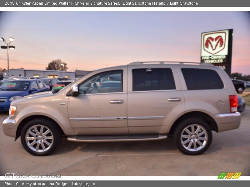 Light Sandstone Metallic / Light Graystone 2008 Chrysler Aspen Limited Walter P Chrysler Signature Series
