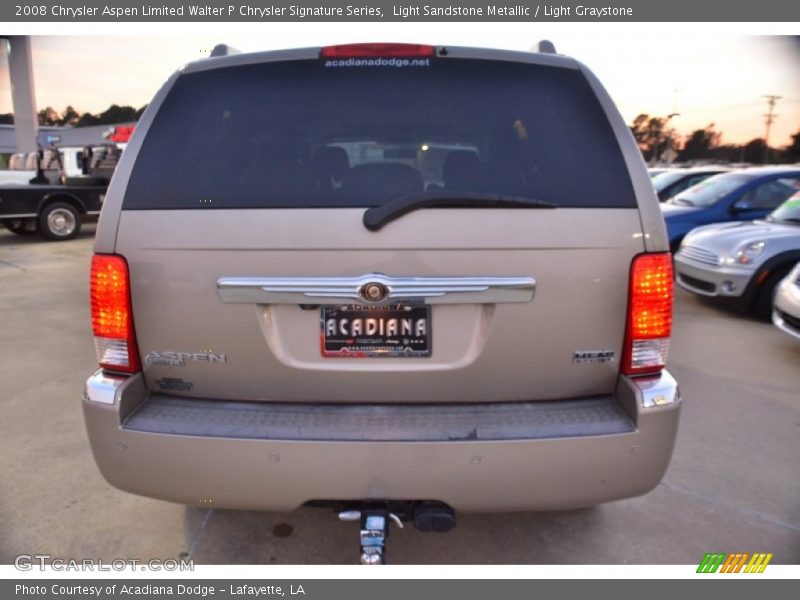 Light Sandstone Metallic / Light Graystone 2008 Chrysler Aspen Limited Walter P Chrysler Signature Series