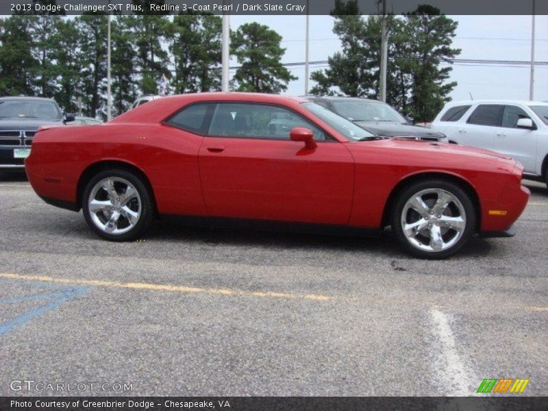 Redline 3-Coat Pearl / Dark Slate Gray 2013 Dodge Challenger SXT Plus