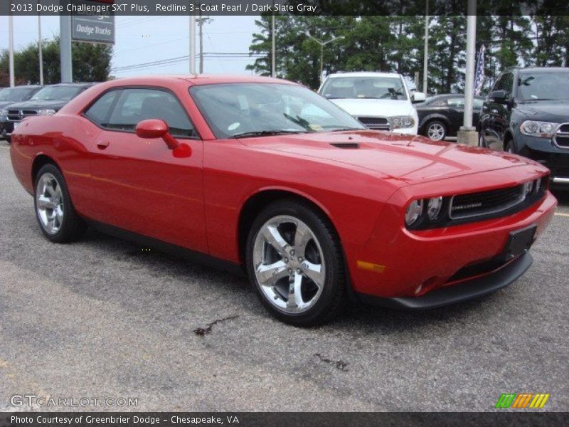 Redline 3-Coat Pearl / Dark Slate Gray 2013 Dodge Challenger SXT Plus
