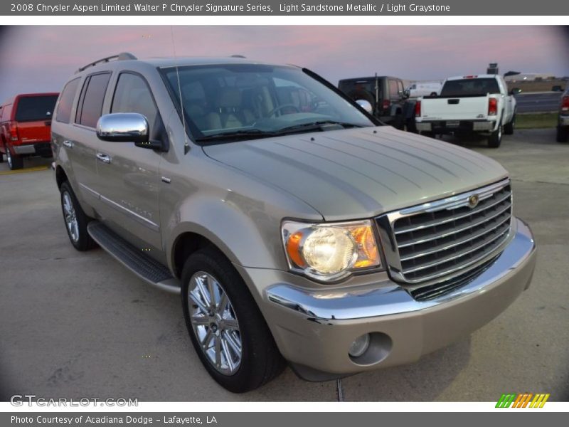Light Sandstone Metallic / Light Graystone 2008 Chrysler Aspen Limited Walter P Chrysler Signature Series