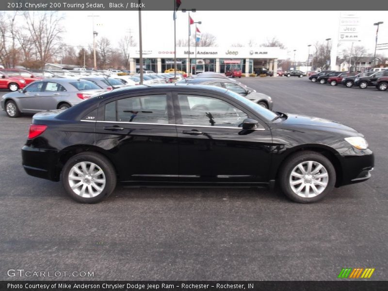 Black / Black 2013 Chrysler 200 Touring Sedan