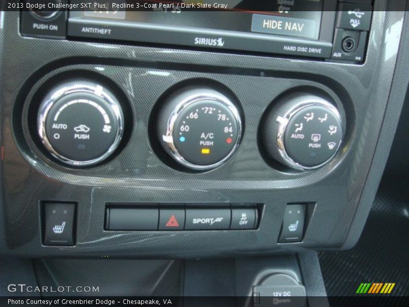 Controls of 2013 Challenger SXT Plus