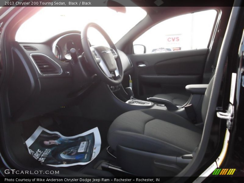 Black / Black 2013 Chrysler 200 Touring Sedan