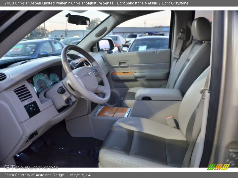 Light Sandstone Metallic / Light Graystone 2008 Chrysler Aspen Limited Walter P Chrysler Signature Series