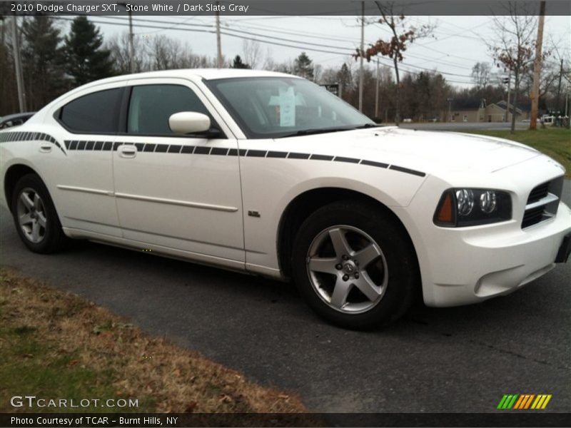 Stone White / Dark Slate Gray 2010 Dodge Charger SXT