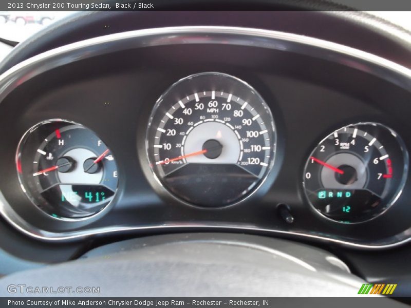 Black / Black 2013 Chrysler 200 Touring Sedan