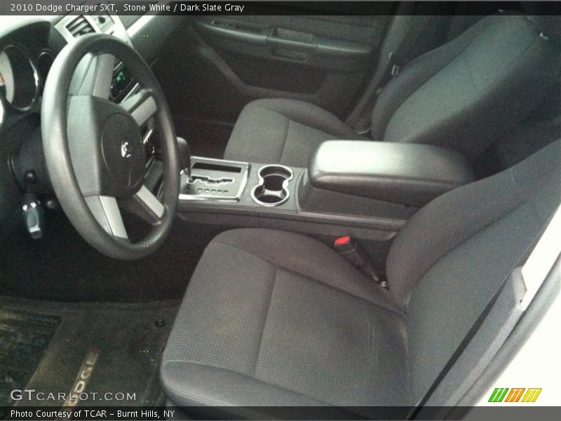 Stone White / Dark Slate Gray 2010 Dodge Charger SXT