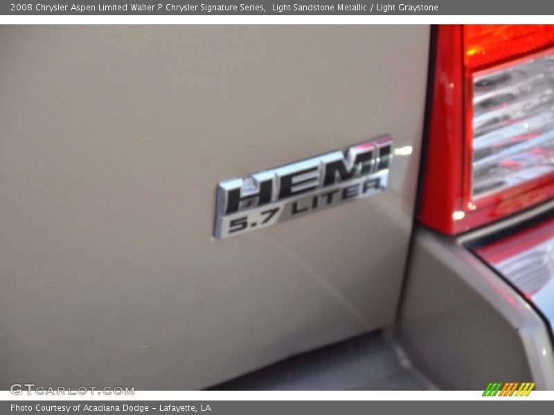 Light Sandstone Metallic / Light Graystone 2008 Chrysler Aspen Limited Walter P Chrysler Signature Series