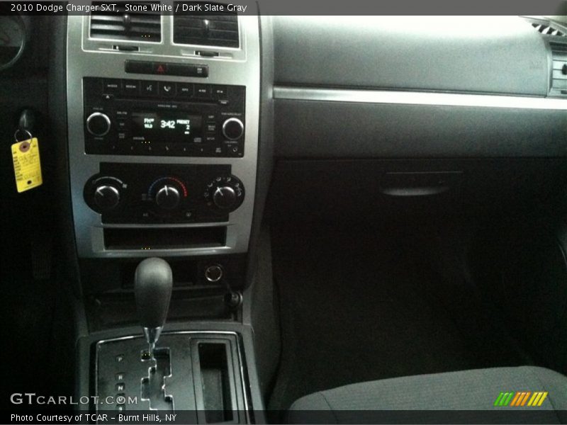 Stone White / Dark Slate Gray 2010 Dodge Charger SXT