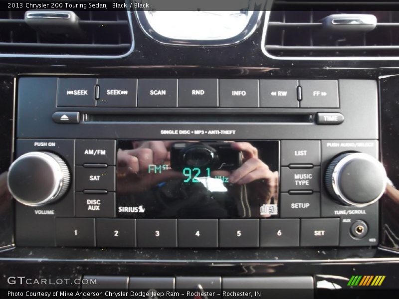 Black / Black 2013 Chrysler 200 Touring Sedan