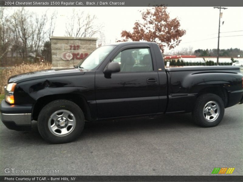 Black / Dark Charcoal 2004 Chevrolet Silverado 1500 Regular Cab