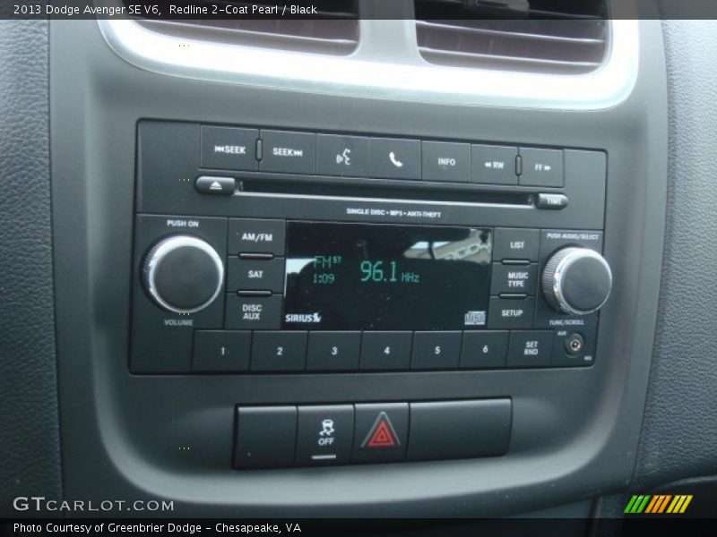 Audio System of 2013 Avenger SE V6