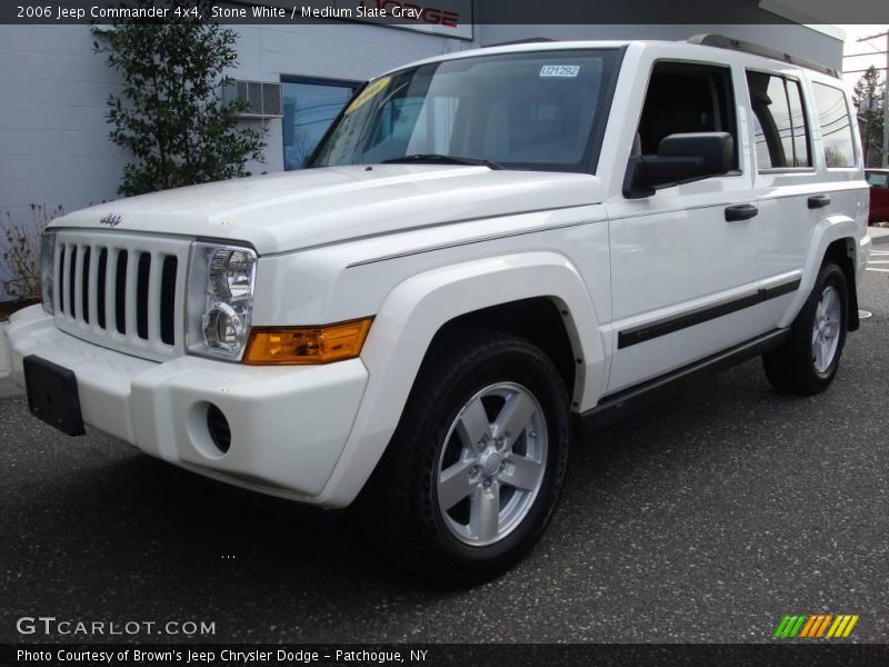 Stone White / Medium Slate Gray 2006 Jeep Commander 4x4