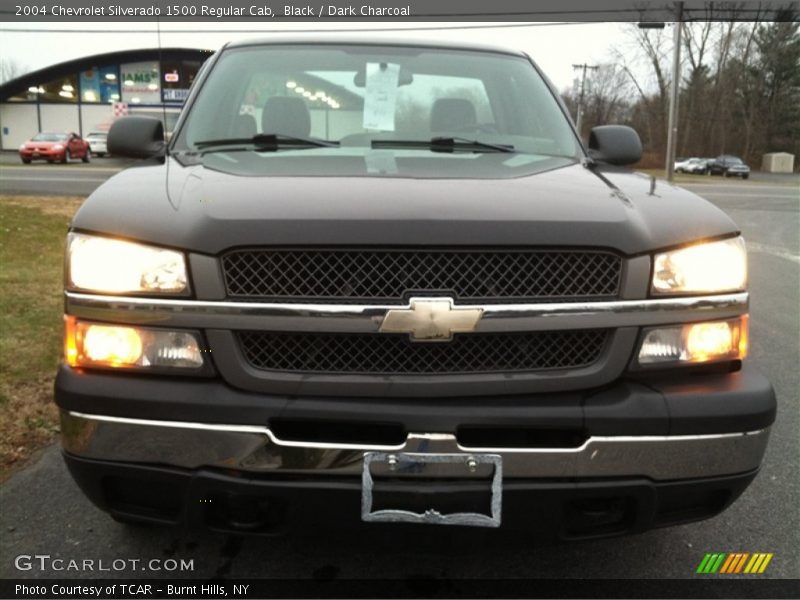 Black / Dark Charcoal 2004 Chevrolet Silverado 1500 Regular Cab