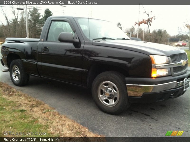 Black / Dark Charcoal 2004 Chevrolet Silverado 1500 Regular Cab
