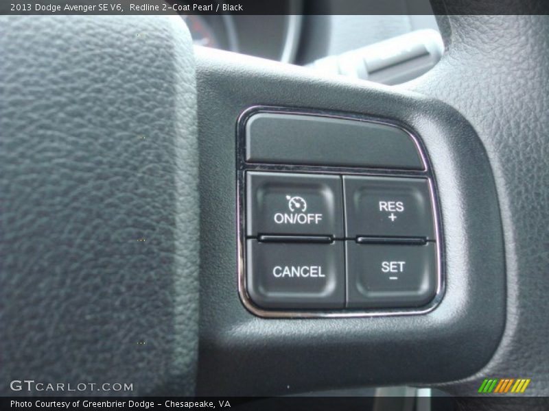 Redline 2-Coat Pearl / Black 2013 Dodge Avenger SE V6