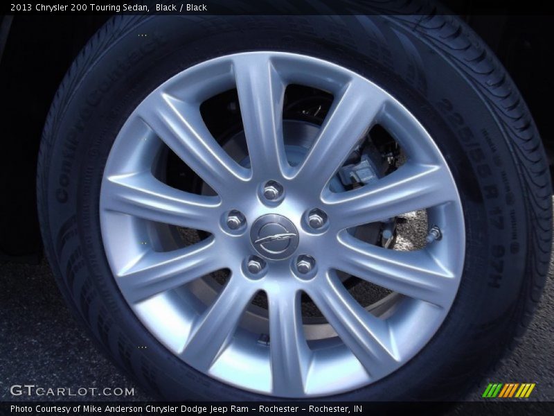 Black / Black 2013 Chrysler 200 Touring Sedan