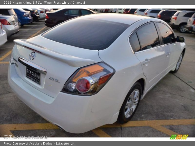 Winter Frost White / Charcoal 2012 Nissan Altima 2.5 SL