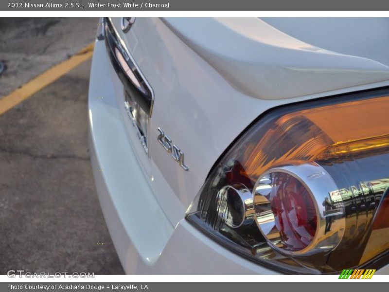 Winter Frost White / Charcoal 2012 Nissan Altima 2.5 SL