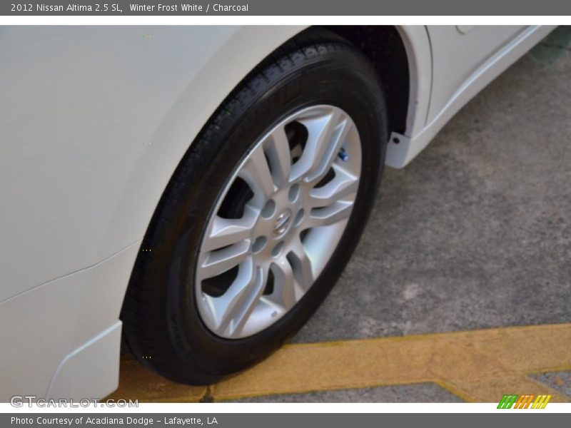 Winter Frost White / Charcoal 2012 Nissan Altima 2.5 SL