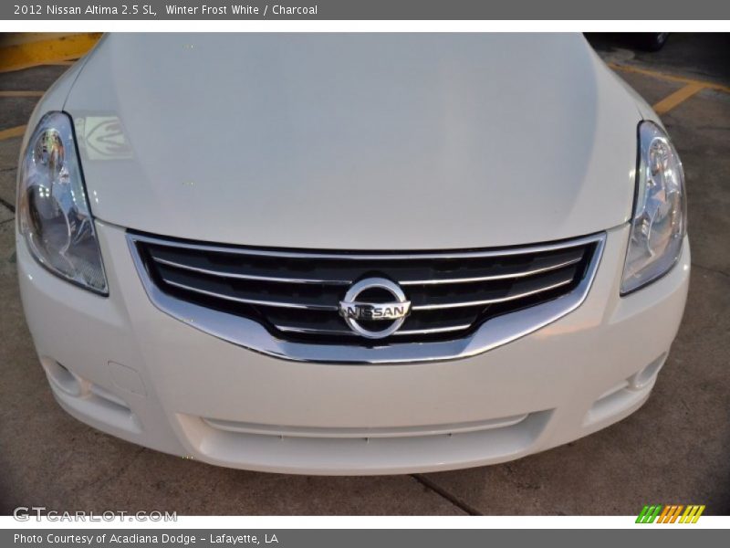 Winter Frost White / Charcoal 2012 Nissan Altima 2.5 SL