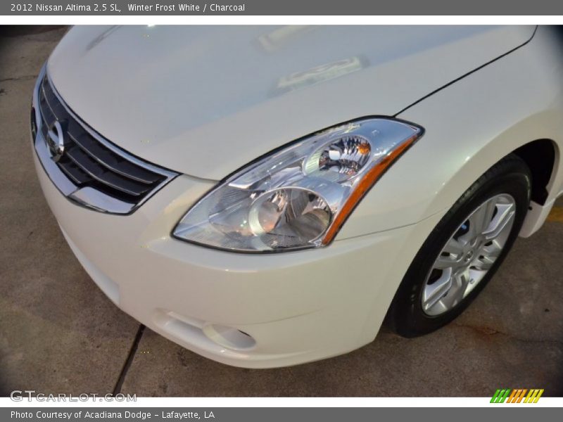 Winter Frost White / Charcoal 2012 Nissan Altima 2.5 SL
