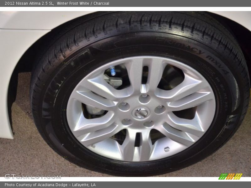Winter Frost White / Charcoal 2012 Nissan Altima 2.5 SL