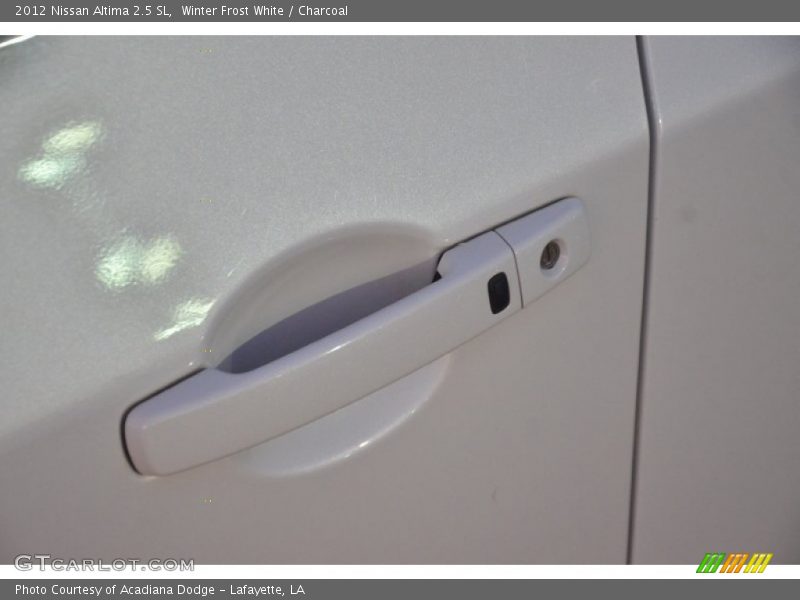 Winter Frost White / Charcoal 2012 Nissan Altima 2.5 SL