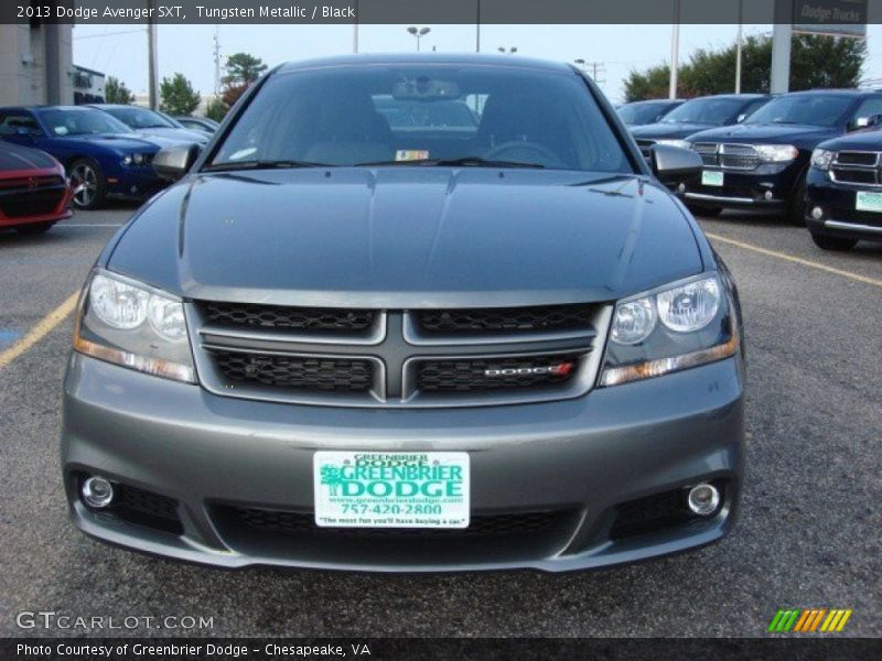 Tungsten Metallic / Black 2013 Dodge Avenger SXT