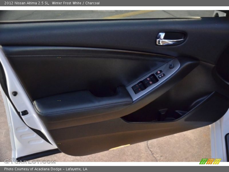 Winter Frost White / Charcoal 2012 Nissan Altima 2.5 SL