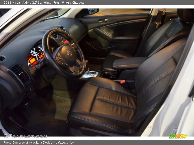 Winter Frost White / Charcoal 2012 Nissan Altima 2.5 SL