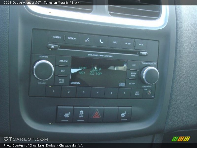 Tungsten Metallic / Black 2013 Dodge Avenger SXT
