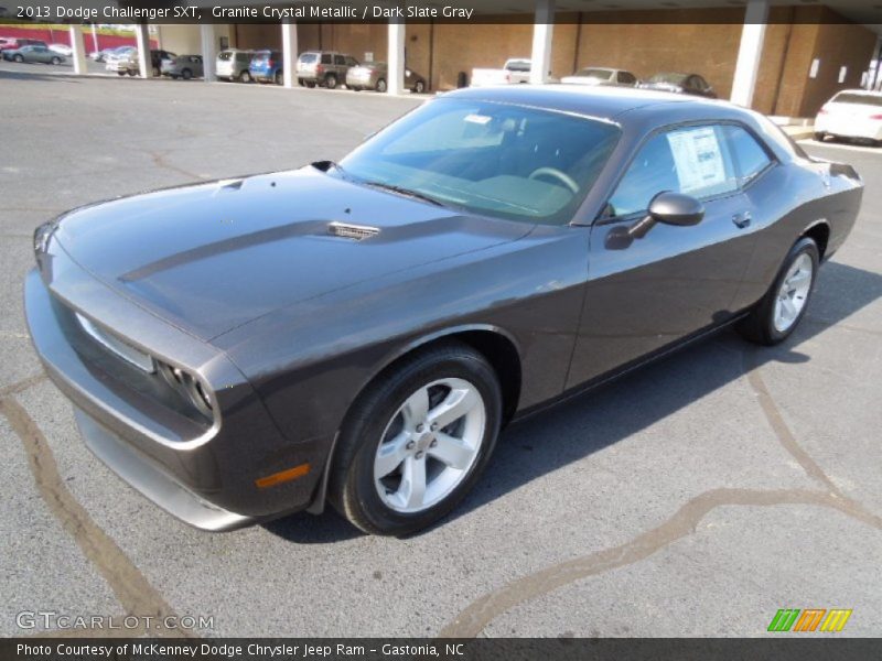 Granite Crystal Metallic / Dark Slate Gray 2013 Dodge Challenger SXT