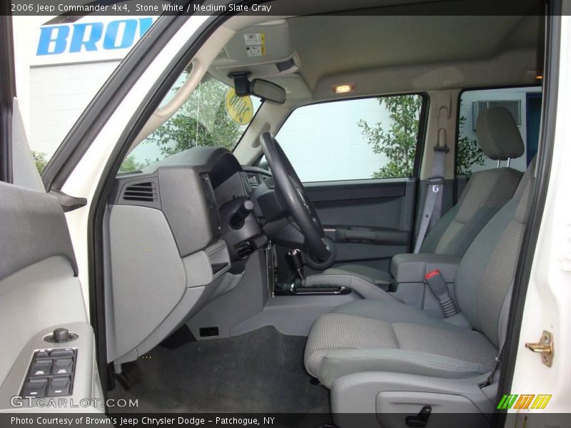 Stone White / Medium Slate Gray 2006 Jeep Commander 4x4