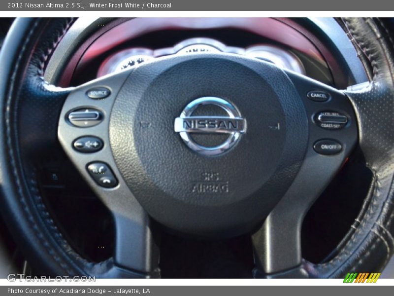 Winter Frost White / Charcoal 2012 Nissan Altima 2.5 SL