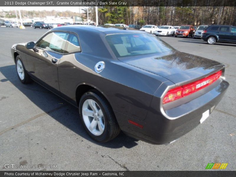 Granite Crystal Metallic / Dark Slate Gray 2013 Dodge Challenger SXT