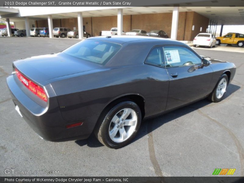 Granite Crystal Metallic / Dark Slate Gray 2013 Dodge Challenger SXT