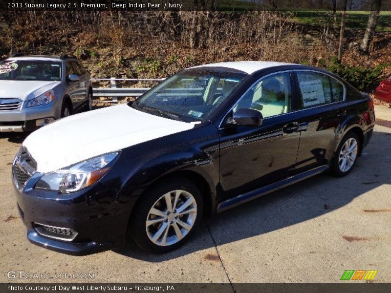 Deep Indigo Pearl / Ivory 2013 Subaru Legacy 2.5i Premium