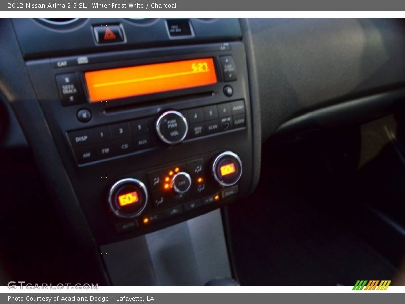 Winter Frost White / Charcoal 2012 Nissan Altima 2.5 SL